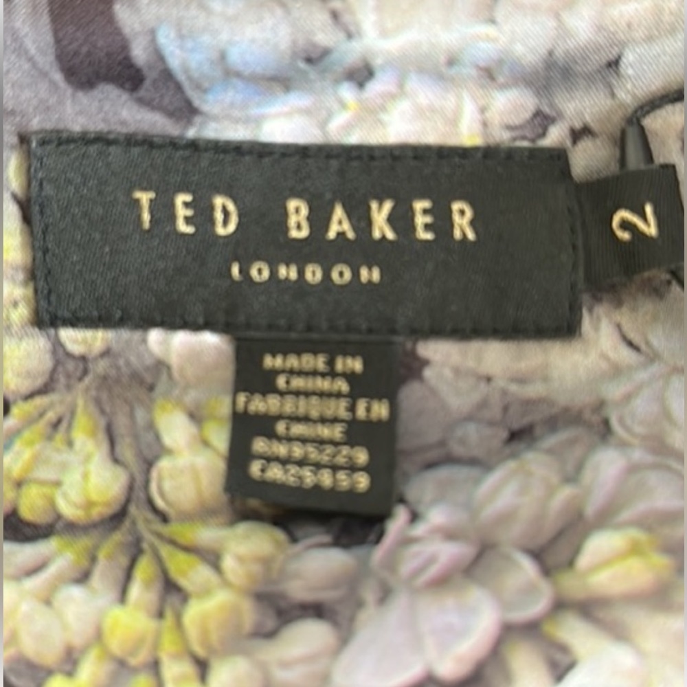 Ted Baker London Sigorni Wrap Dress Size US 6 / Ted Size 2 - Picture 6 of 8